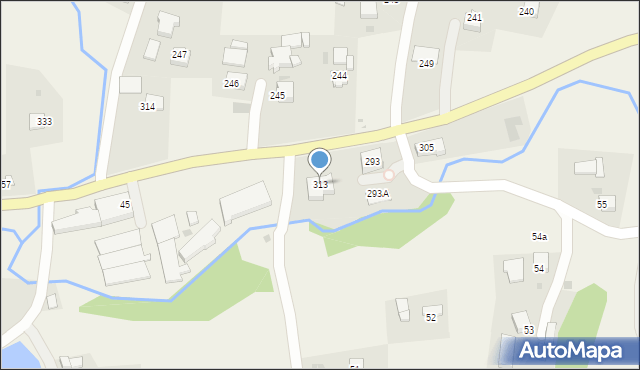 Rzepiennik Biskupi, Rzepiennik Biskupi, 313, mapa Rzepiennik Biskupi