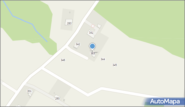 Rzepiennik Biskupi, Rzepiennik Biskupi, 343, mapa Rzepiennik Biskupi