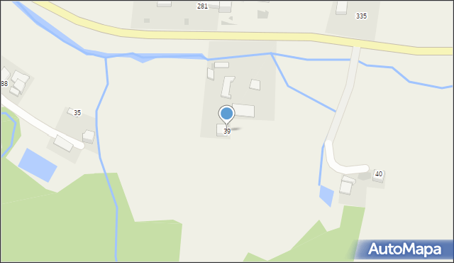 Rzepiennik Biskupi, Rzepiennik Biskupi, 39, mapa Rzepiennik Biskupi