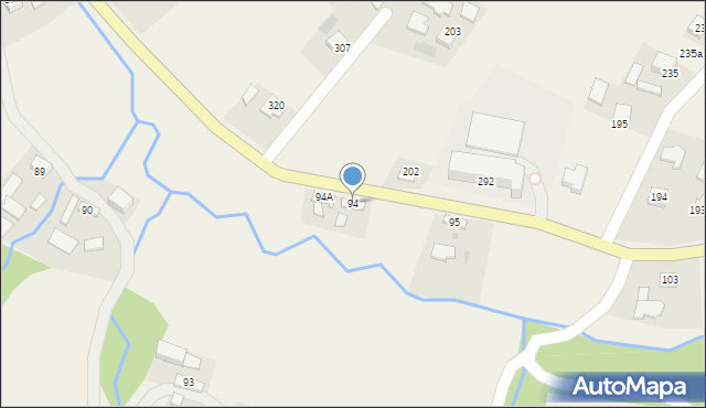 Rzepiennik Biskupi, Rzepiennik Biskupi, 94, mapa Rzepiennik Biskupi