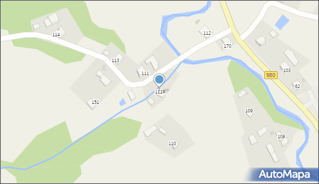 Rzepiennik Marciszewski, Rzepiennik Marciszewski, 111A, mapa Rzepiennik Marciszewski