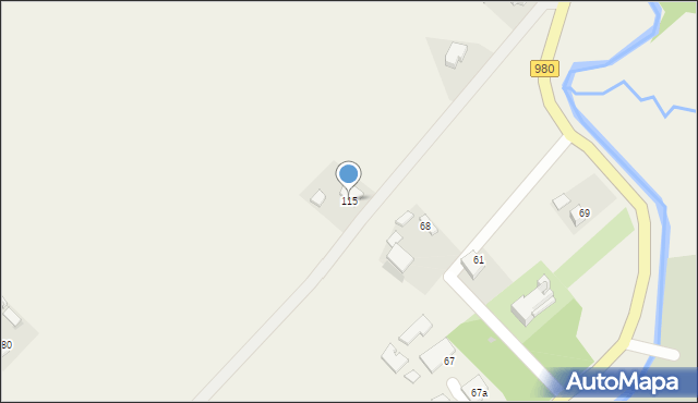Rzepiennik Marciszewski, Rzepiennik Marciszewski, 115, mapa Rzepiennik Marciszewski