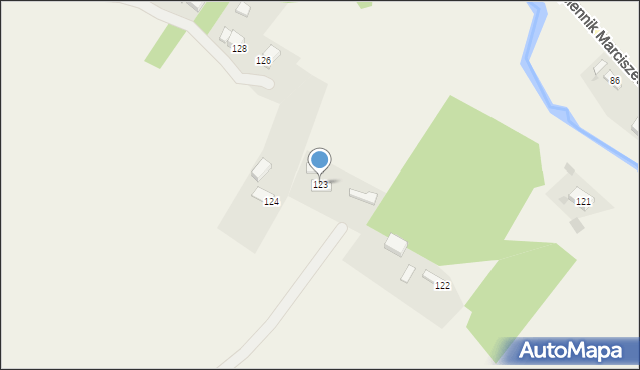 Rzepiennik Marciszewski, Rzepiennik Marciszewski, 123, mapa Rzepiennik Marciszewski
