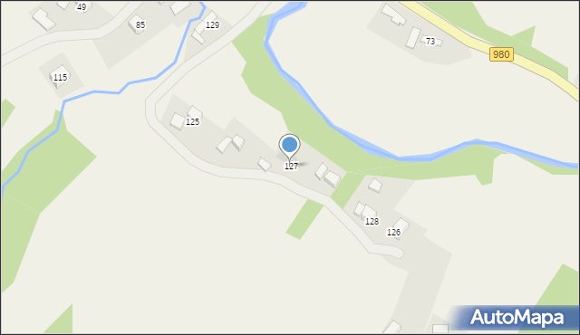 Rzepiennik Marciszewski, Rzepiennik Marciszewski, 127, mapa Rzepiennik Marciszewski