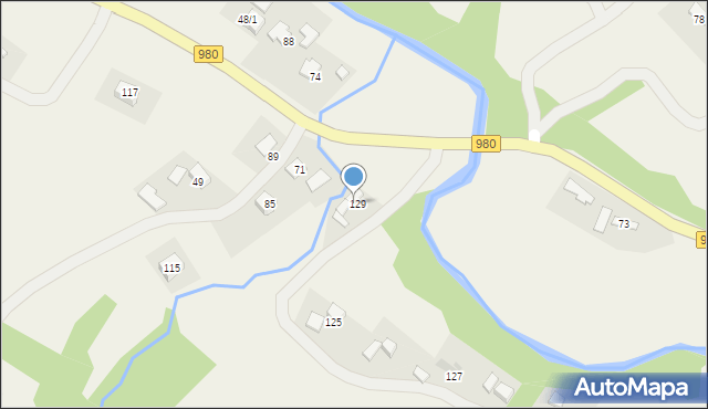 Rzepiennik Marciszewski, Rzepiennik Marciszewski, 129, mapa Rzepiennik Marciszewski
