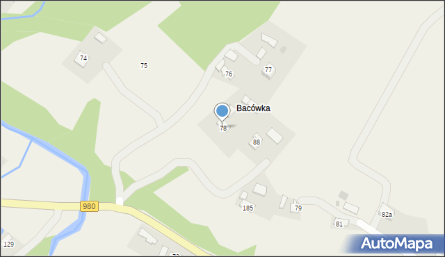 Rzepiennik Marciszewski, Rzepiennik Marciszewski, 78, mapa Rzepiennik Marciszewski