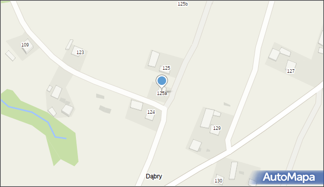 Rzepiennik Strzyżewski, Rzepiennik Strzyżewski, 125a, mapa Rzepiennik Strzyżewski