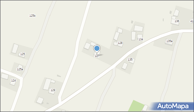 Rzepiennik Strzyżewski, Rzepiennik Strzyżewski, 127, mapa Rzepiennik Strzyżewski