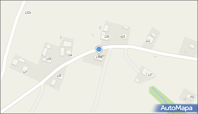 Rzepiennik Strzyżewski, Rzepiennik Strzyżewski, 135a, mapa Rzepiennik Strzyżewski