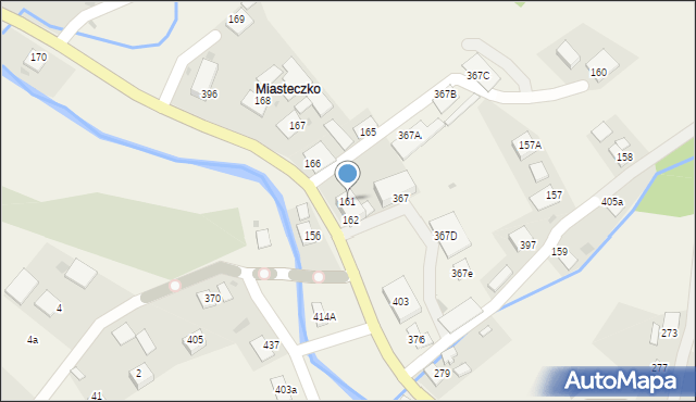 Rzepiennik Strzyżewski, Rzepiennik Strzyżewski, 161, mapa Rzepiennik Strzyżewski