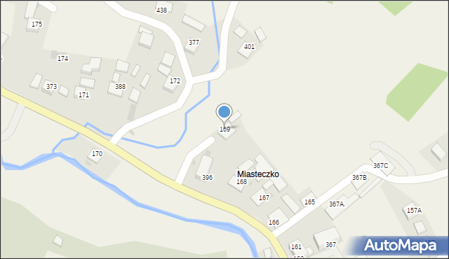 Rzepiennik Strzyżewski, Rzepiennik Strzyżewski, 169, mapa Rzepiennik Strzyżewski