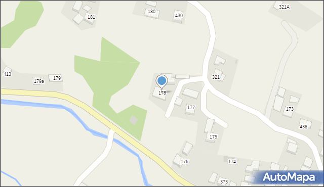 Rzepiennik Strzyżewski, Rzepiennik Strzyżewski, 178, mapa Rzepiennik Strzyżewski