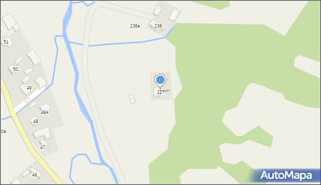 Rzepiennik Strzyżewski, Rzepiennik Strzyżewski, 227, mapa Rzepiennik Strzyżewski