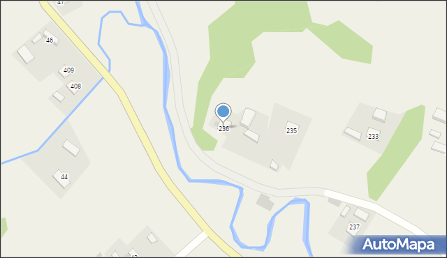 Rzepiennik Strzyżewski, Rzepiennik Strzyżewski, 236, mapa Rzepiennik Strzyżewski