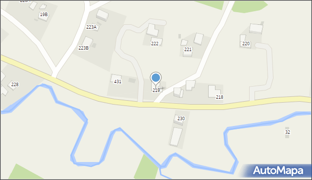 Rzepiennik Strzyżewski, Rzepiennik Strzyżewski, 239, mapa Rzepiennik Strzyżewski