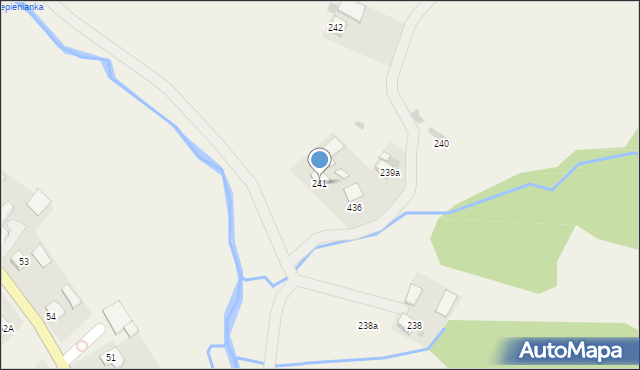Rzepiennik Strzyżewski, Rzepiennik Strzyżewski, 241, mapa Rzepiennik Strzyżewski