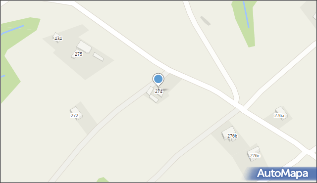 Rzepiennik Strzyżewski, Rzepiennik Strzyżewski, 274, mapa Rzepiennik Strzyżewski