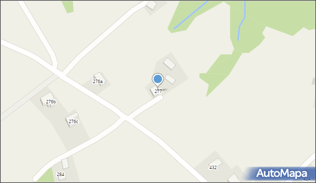 Rzepiennik Strzyżewski, Rzepiennik Strzyżewski, 277, mapa Rzepiennik Strzyżewski