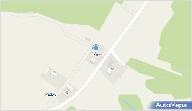 Rzepiennik Strzyżewski, Rzepiennik Strzyżewski, 288, mapa Rzepiennik Strzyżewski