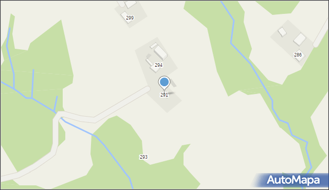 Rzepiennik Strzyżewski, Rzepiennik Strzyżewski, 291, mapa Rzepiennik Strzyżewski