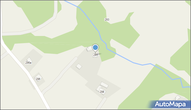 Rzepiennik Strzyżewski, Rzepiennik Strzyżewski, 295, mapa Rzepiennik Strzyżewski
