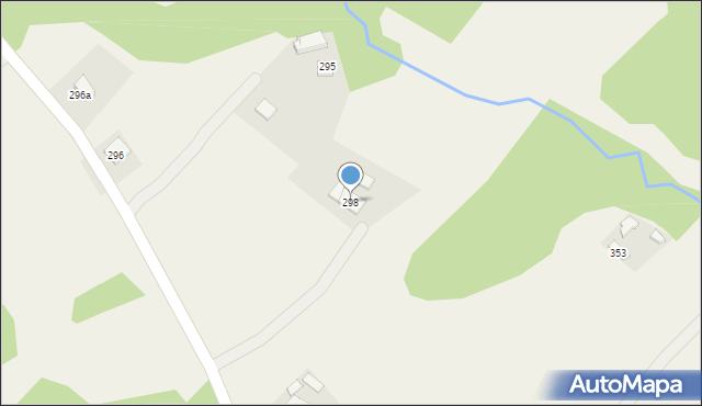 Rzepiennik Strzyżewski, Rzepiennik Strzyżewski, 298, mapa Rzepiennik Strzyżewski