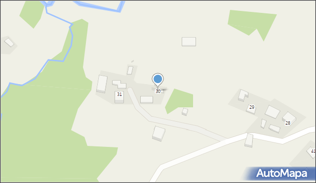 Rzepiennik Strzyżewski, Rzepiennik Strzyżewski, 30, mapa Rzepiennik Strzyżewski