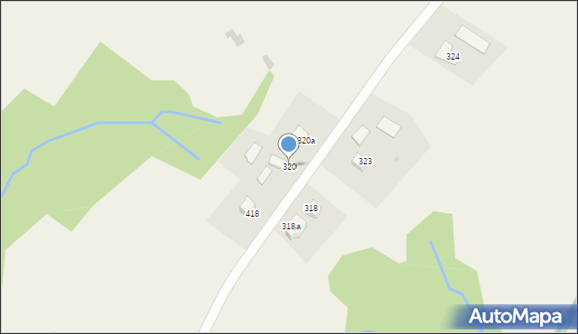 Rzepiennik Strzyżewski, Rzepiennik Strzyżewski, 320, mapa Rzepiennik Strzyżewski