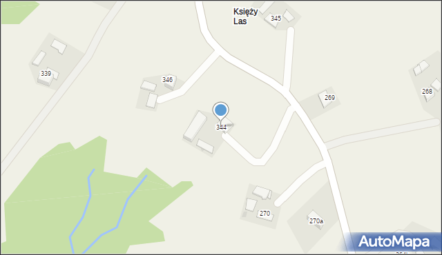 Rzepiennik Strzyżewski, Rzepiennik Strzyżewski, 344, mapa Rzepiennik Strzyżewski