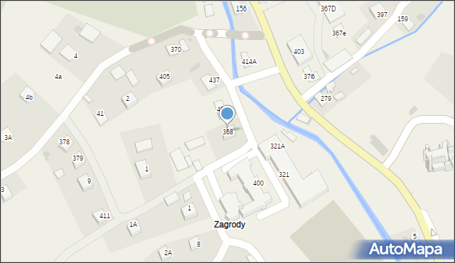 Rzepiennik Strzyżewski, Rzepiennik Strzyżewski, 368, mapa Rzepiennik Strzyżewski