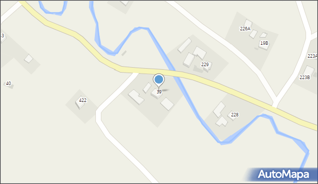 Rzepiennik Strzyżewski, Rzepiennik Strzyżewski, 39, mapa Rzepiennik Strzyżewski