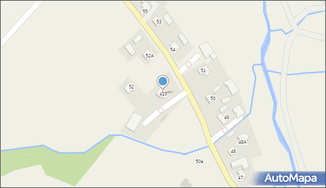 Rzepiennik Strzyżewski, Rzepiennik Strzyżewski, 410, mapa Rzepiennik Strzyżewski