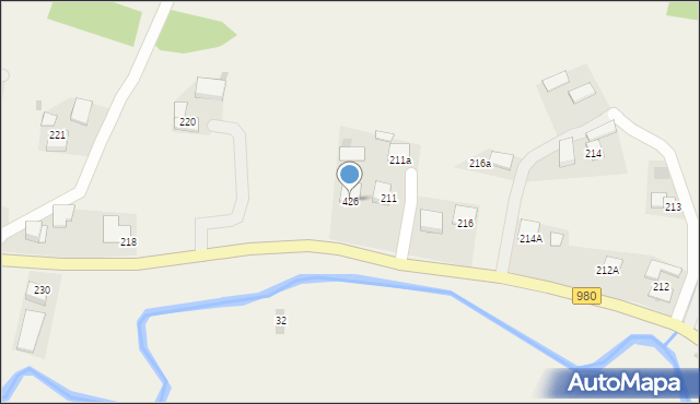 Rzepiennik Strzyżewski, Rzepiennik Strzyżewski, 426, mapa Rzepiennik Strzyżewski