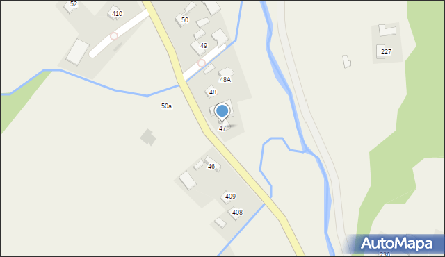 Rzepiennik Strzyżewski, Rzepiennik Strzyżewski, 47, mapa Rzepiennik Strzyżewski