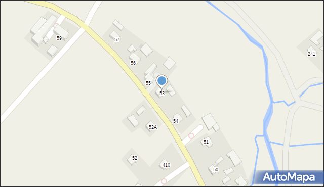 Rzepiennik Strzyżewski, Rzepiennik Strzyżewski, 53, mapa Rzepiennik Strzyżewski