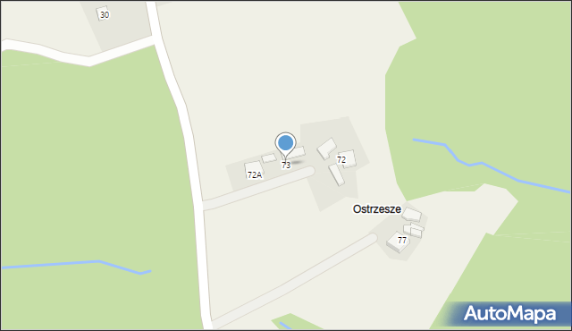 Rzepiennik Strzyżewski, Rzepiennik Strzyżewski, 73, mapa Rzepiennik Strzyżewski