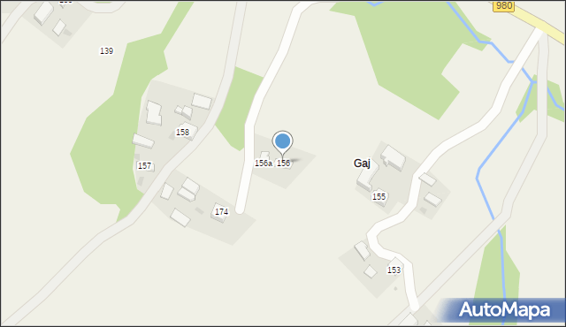 Rzepiennik Suchy, Rzepiennik Suchy, 156, mapa Rzepiennik Suchy