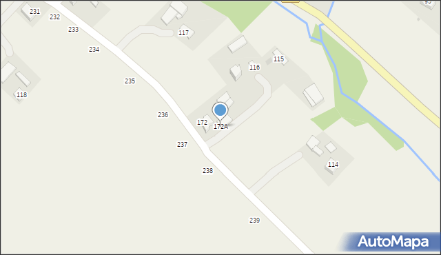 Rzepiennik Suchy, Rzepiennik Suchy, 172A, mapa Rzepiennik Suchy