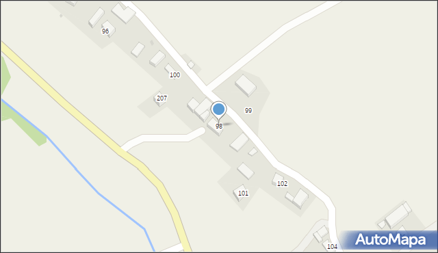 Rzepiennik Suchy, Rzepiennik Suchy, 98, mapa Rzepiennik Suchy