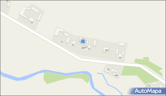 Rzepin-Kolonia, Rzepin-Kolonia, 32A, mapa Rzepin-Kolonia