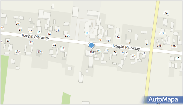 Rzepin Pierwszy, Rzepin Pierwszy, 10A, mapa Rzepin Pierwszy