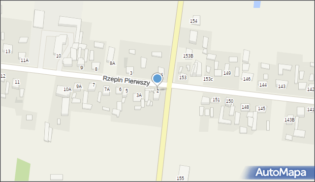 Rzepin Pierwszy, Rzepin Pierwszy, 2, mapa Rzepin Pierwszy