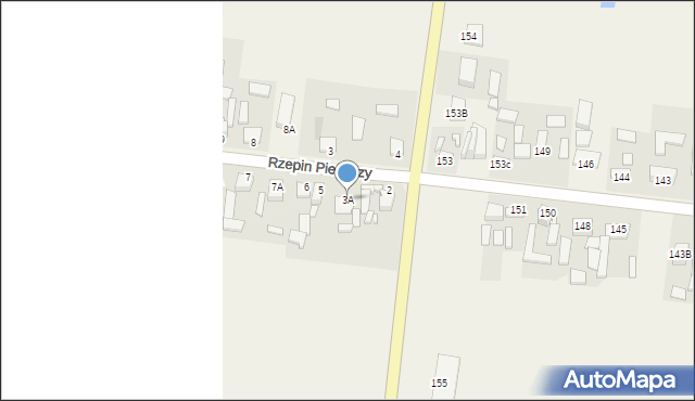 Rzepin Pierwszy, Rzepin Pierwszy, 3A, mapa Rzepin Pierwszy