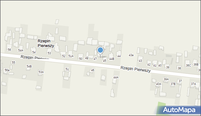 Rzepin Pierwszy, Rzepin Pierwszy, 45A, mapa Rzepin Pierwszy