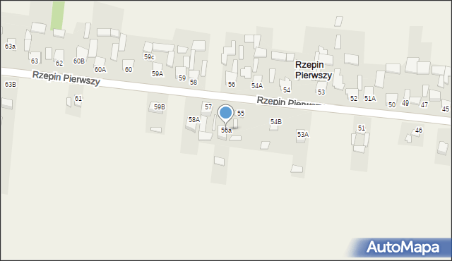 Rzepin Pierwszy, Rzepin Pierwszy, 56a, mapa Rzepin Pierwszy