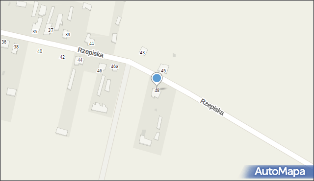 Rzepiska, Rzepiska, 48, mapa Rzepiska