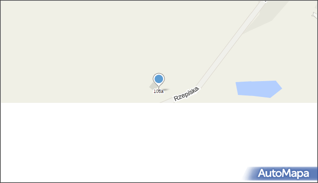 Rzepiska, Rzepiska, 106a, mapa Rzepiska