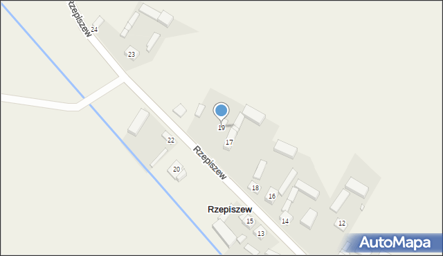 Rzepiszew, Rzepiszew, 19, mapa Rzepiszew