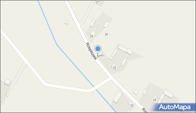 Rzepiszew, Rzepiszew, 24, mapa Rzepiszew