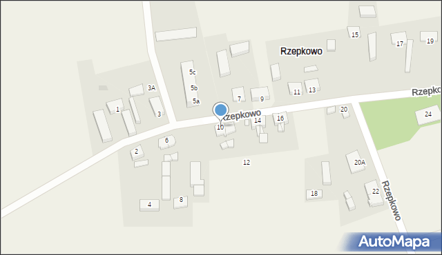 Rzepkowo, Rzepkowo, 10, mapa Rzepkowo